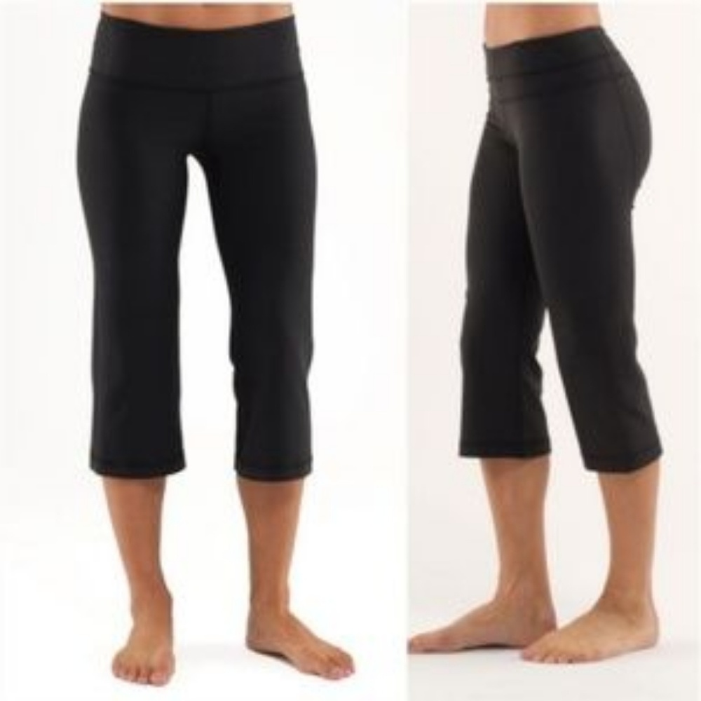 LULULEMON Reversible Cropped Pant Size 4 - Picture 3 of 8